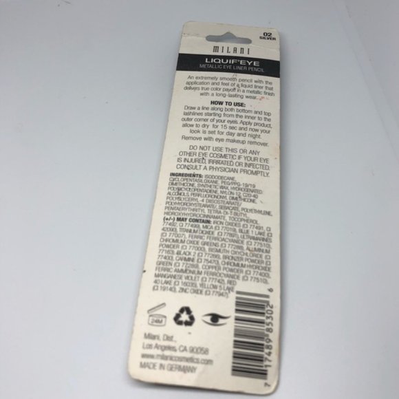 NWT SILVER Milani Eyeliner - Picture 4 of 4